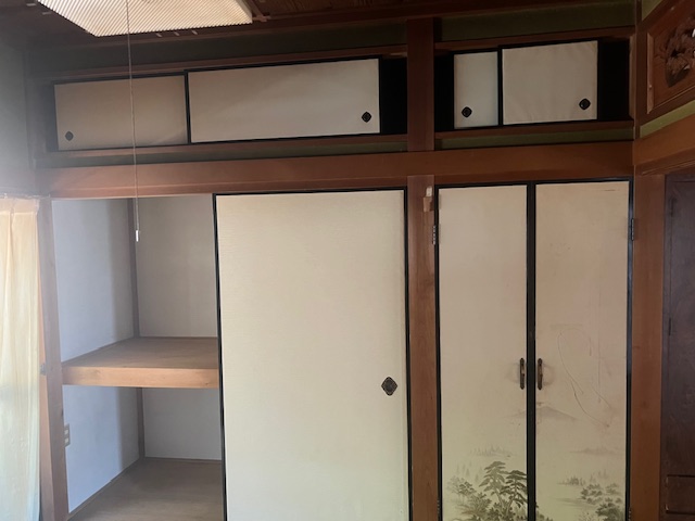 収納　和室押し入れ